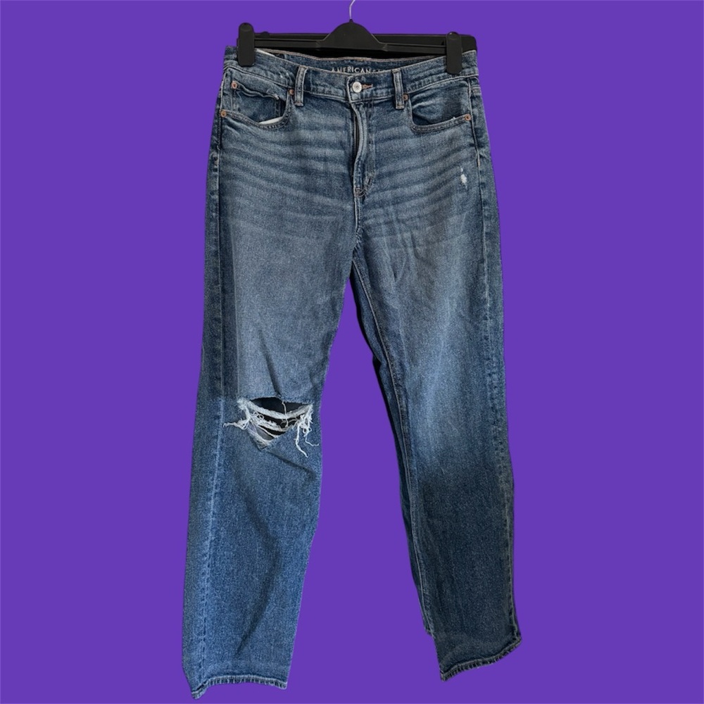 American Eagle Straight Leg Jeans Size: 10 Regular